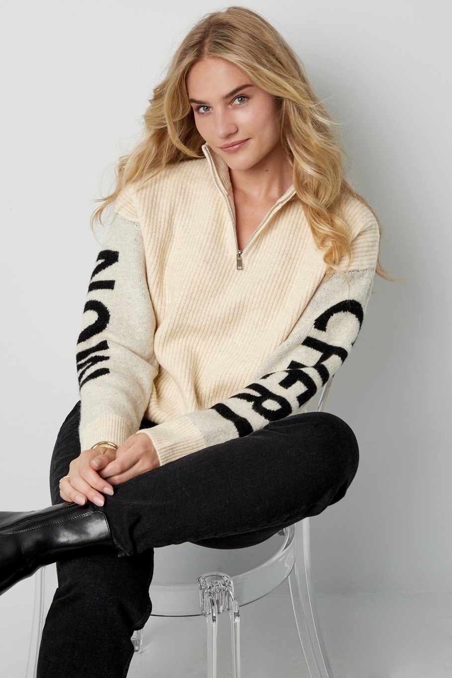 Mon Cheri Pullover - blau Bild2